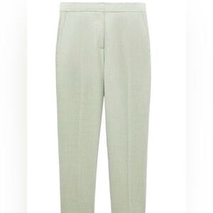 Zara Light Green Ankle Pants